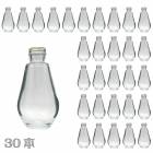 ハーバリウム 瓶 しずく 200ml 30本セット 業務用 キャップ付き ハーバリウムの作り方 ガイド付属 横浜ハーバリウム弐番店|瓶|ハーバリウム