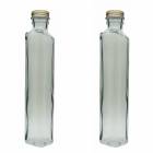 ハーバリウム 瓶 ハート 200ml 2本セット キャップ付き ハーバリウムの作り方 ガイド付属 横浜ハーバリウム弐番店|瓶|ハーバリウム