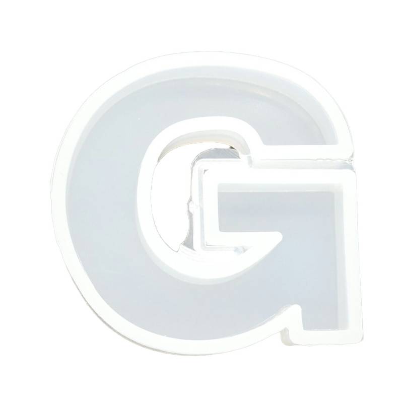 シリコンモールド アルファベット G 固まるハーバリウム レジン 型