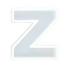 シリコンモールド アルファベット Z 固まるハーバリウム レジン 型|モールド|エポキシアート