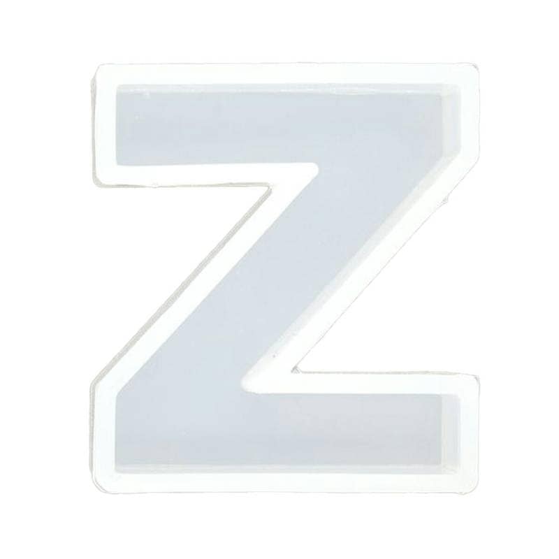 シリコンモールド アルファベット Z 固まるハーバリウム レジン 型