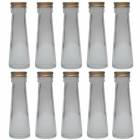 ハーバリウム 瓶 テーパー 50ml 10本セット キャップ付き ハーバリウムの作り方 ガイド付属 横浜ハーバリウム弐番店|瓶|ハーバリウム