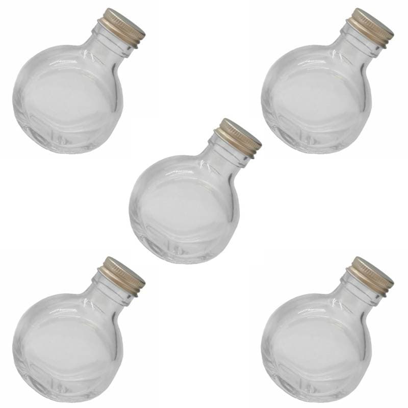 ハーバリウム 瓶 ネコ 100ml 5本セット キャップ付き 横浜ハーバリウム弐番店