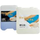 ウッドレジン ナチュラル 12kg リバーテーブル ウッドリバー 用 臭いの少ない 二液性 エポキシレジン 日本製 セルフレベリング 自己脱泡 高透明 低発熱 遅硬化