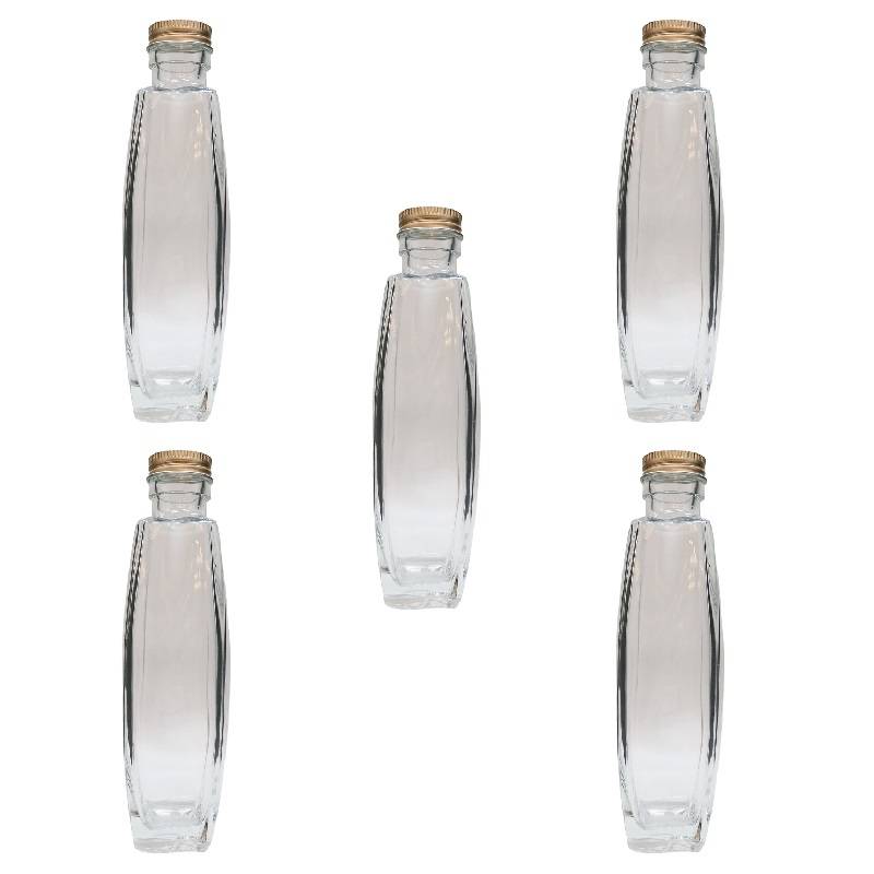 ハーバリウム 瓶 風車 200ml 5本セット キャップ付き 横浜ハーバリウム弐番店