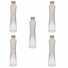 ハーバリウム 瓶 くびれ 200ml 5本セット キャップ付き ハーバリウムの作り方 ガイド付属 横浜ハーバリウム弐番店|瓶|ハーバリウム