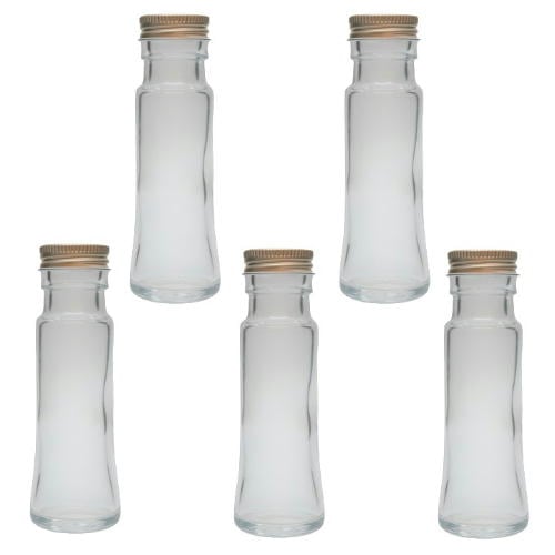 ハーバリウム 瓶 マーメイド 50ml 5本セット キャップ付き 横浜ハーバリウム弐番店