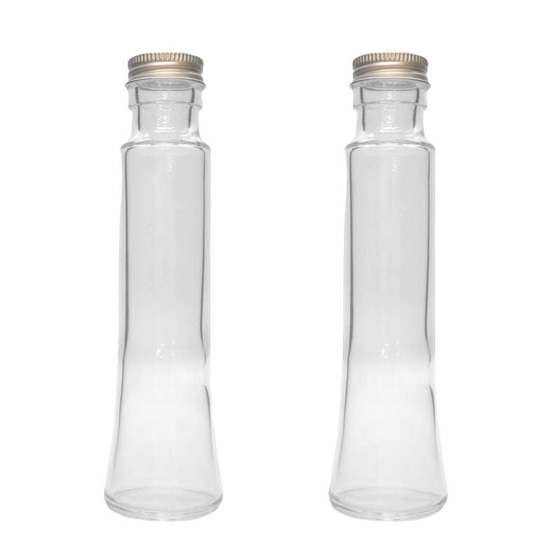 ハーバリウム 瓶 マーメイド 100ml 2本セット キャップ付き 横浜ハーバリウム弐番店