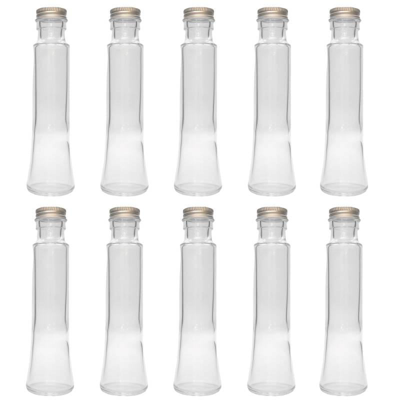 ハーバリウム 瓶 マーメイド 100ml 10本セット キャップ付き 横浜ハーバリウム弐番店