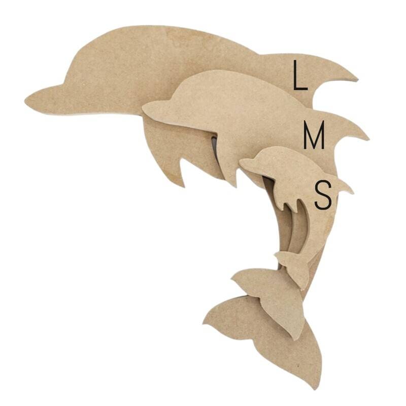 MDF アートボード Sサイズ ドルフィン 12mm厚 木製パネル 画材 ベース材 DIY ウエルカムボード 手作りに レジンアート エポキシアート 用にも適しています