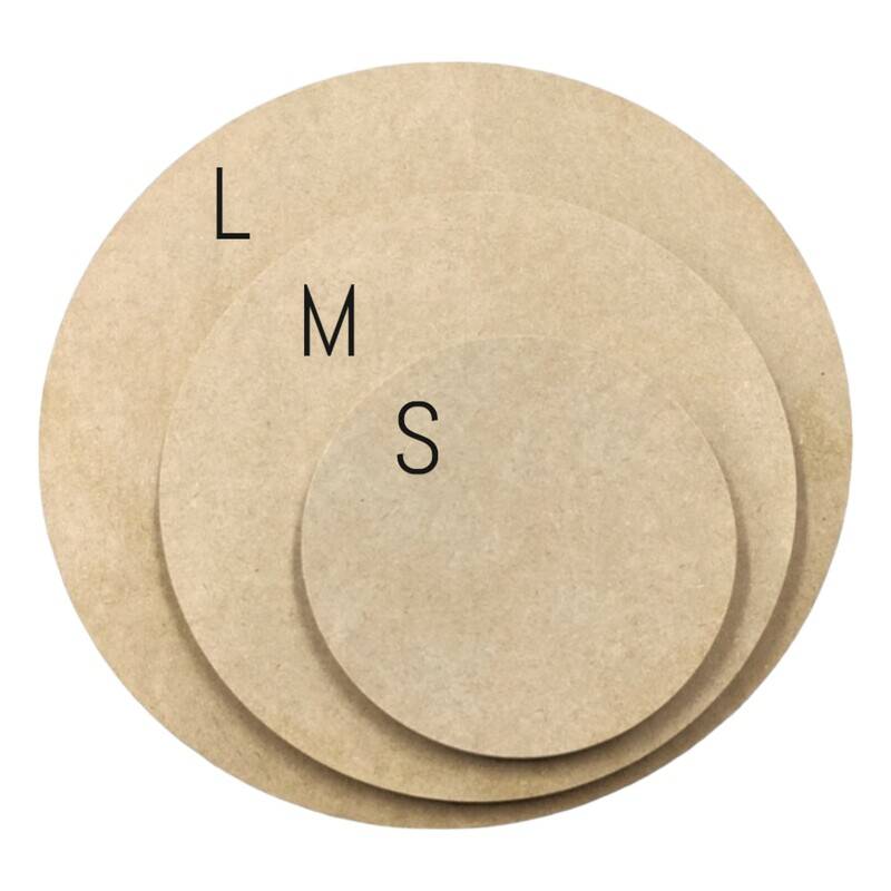 MDF アートボード Sサイズ 丸 12mm厚 木製パネル 画材 ベース材 DIY ウエルカムボード 手作りに レジンアート エポキシアート 用にも適しています