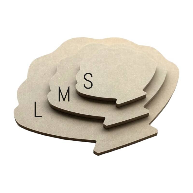 MDF アートボード Mサイズ シェル 12mm厚 木製パネル 画材 ベース材 DIY ウエルカムボード 手作りに レジンアート エポキシアート 用にも適しています