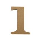 アルファベット & 数字 オブジェ 【1】 木製 MDF イニシャル アルファベットレター インテリア イニシャルオブジェ ウエルカムオブジェ|アートボード