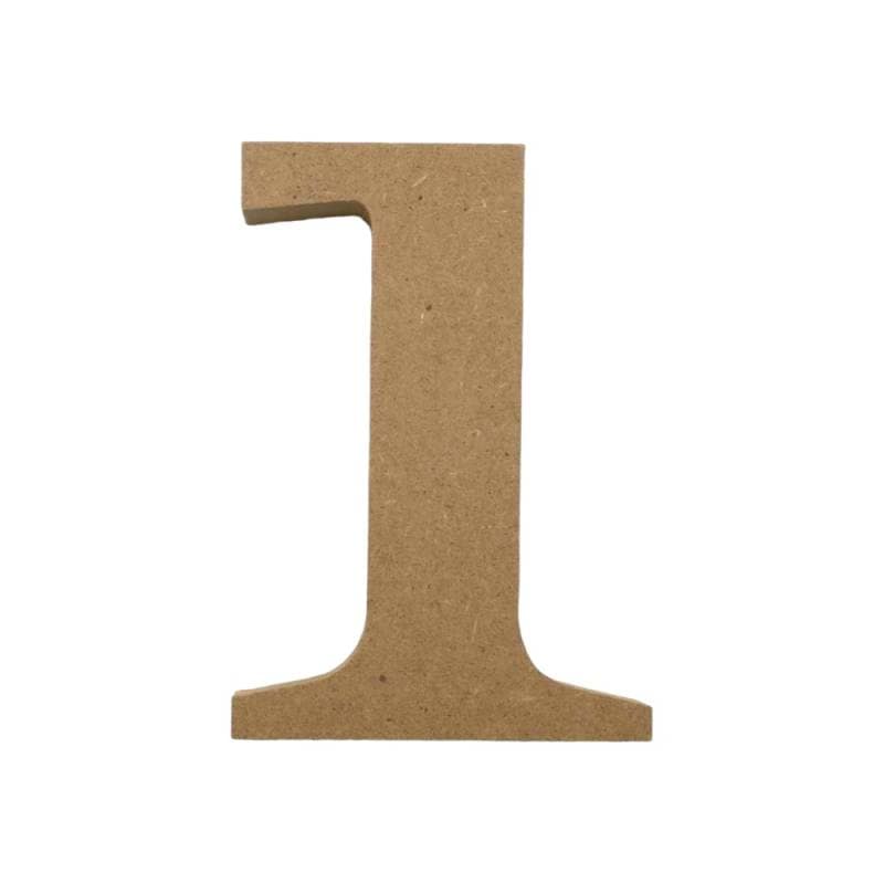 アルファベット & 数字 オブジェ 【1】 木製 MDF イニシャル アルファベットレター インテリア イニシャルオブジェ ウエルカムオブジェ