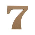 アルファベット & 数字 オブジェ 【7】 木製 MDF イニシャル アルファベットレター インテリア イニシャルオブジェ ウエルカムオブジェ|アートボード
