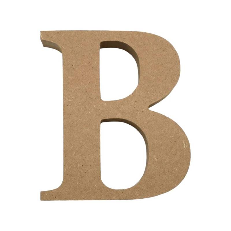 アルファベット & 数字 オブジェ 【B】 木製 MDF イニシャル アルファベットレター インテリア イニシャルオブジェ ウエルカムオブジェ