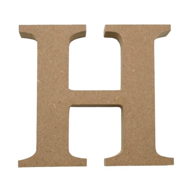 アルファベット & 数字 オブジェ 【H】 木製 MDF イニシャル アルファベットレター インテリア イニシャルオブジェ ウエルカムオブジェ