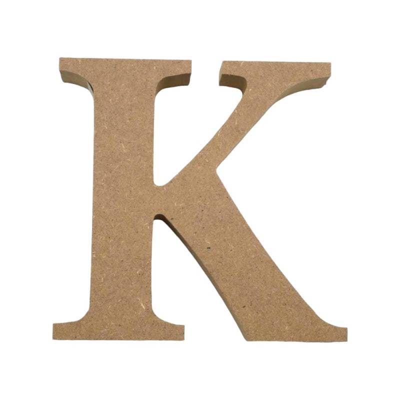 アルファベット & 数字 オブジェ 【K】 木製 MDF イニシャル アルファベットレター インテリア イニシャルオブジェ ウエルカムオブジェ