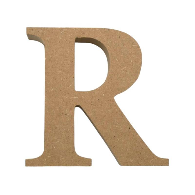 アルファベット & 数字 オブジェ 【R】 木製 MDF イニシャル アルファベットレター インテリア イニシャルオブジェ ウエルカムオブジェ