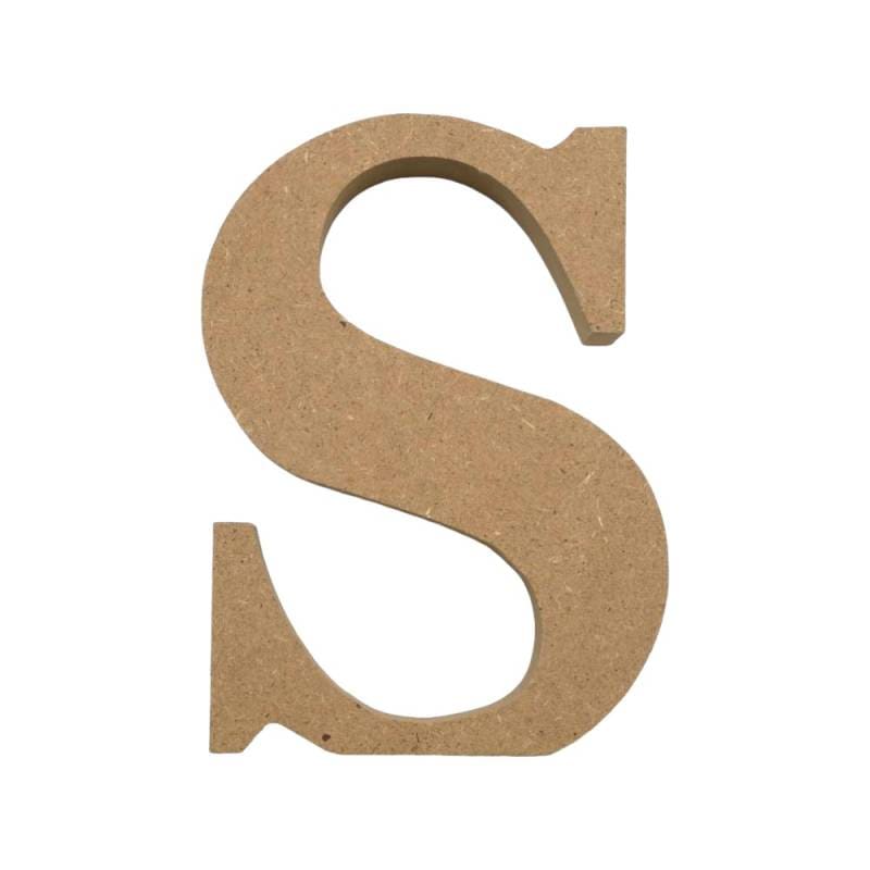 アルファベット & 数字 オブジェ 【S】 木製 MDF イニシャル アルファベットレター インテリア イニシャルオブジェ ウエルカムオブジェ