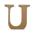アルファベット & 数字 オブジェ 【U】 木製 MDF イニシャル アルファベットレター インテリア イニシャルオブジェ ウエルカムオブジェ|アートボード