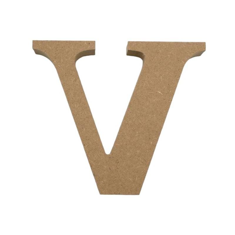 アルファベット & 数字 オブジェ 【V】 木製 MDF イニシャル アルファベットレター インテリア イニシャルオブジェ ウエルカムオブジェ