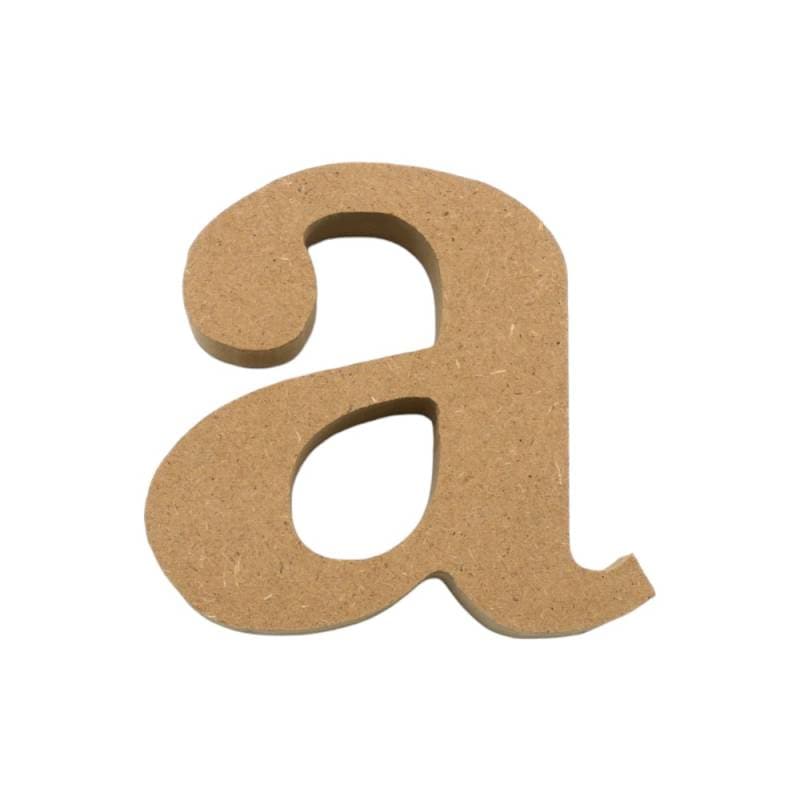 アルファベット & 数字 オブジェ 【小文字a】 木製 MDF イニシャル アルファベットレター インテリア イニシャルオブジェ ウエルカムオブジェ