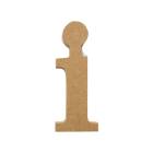 アルファベット & 数字 オブジェ 【小文字i】 木製 MDF イニシャル アルファベットレター インテリア イニシャルオブジェ ウエルカムオブジェ|アートボード