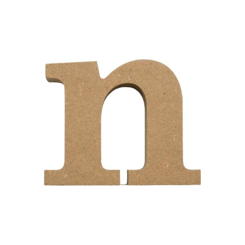 アルファベット & 数字 オブジェ 【小文字n】 木製 MDF イニシャル アルファベットレター インテリア イニシャルオブジェ ウエルカムオブジェ