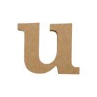 アルファベット & 数字 オブジェ 【小文字u】 木製 MDF イニシャル アルファベットレター インテリア イニシャルオブジェ ウエルカムオブジェ|アートボード