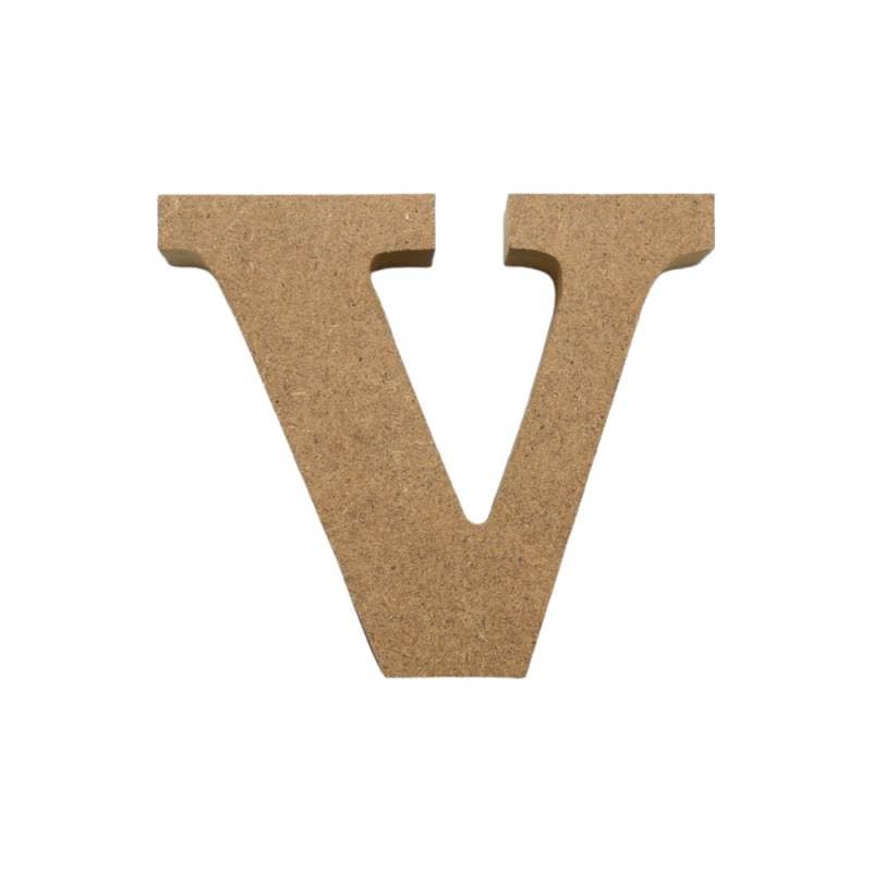 アルファベット & 数字 オブジェ 【小文字v】 木製 MDF イニシャル アルファベットレター インテリア イニシャルオブジェ ウエルカムオブジェ