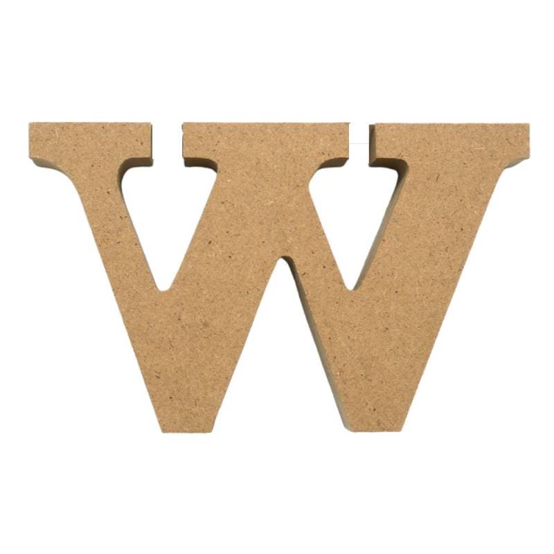 アルファベット & 数字 オブジェ 【小文字w】 木製 MDF イニシャル アルファベットレター インテリア イニシャルオブジェ ウエルカムオブジェ