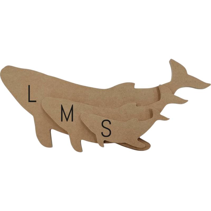 MDF アートボード Lサイズ クジラ 12mm厚 木製パネル 画材 ベース材 DIY ウエルカムボード 手作りに レジンアート エポキシアート 用にも適しています