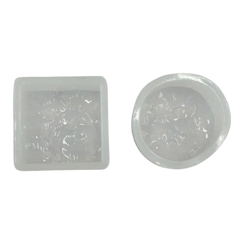 波形 シリコンモールド 丸形＆正方形セット