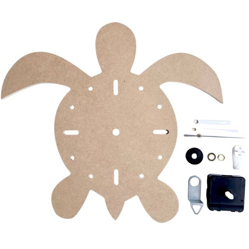時計盤 人気の ホヌ MDF ムーブメント 針付き DIY 手作り 着色可能 エポキシレジンアート 用の ベース材 にも適しています