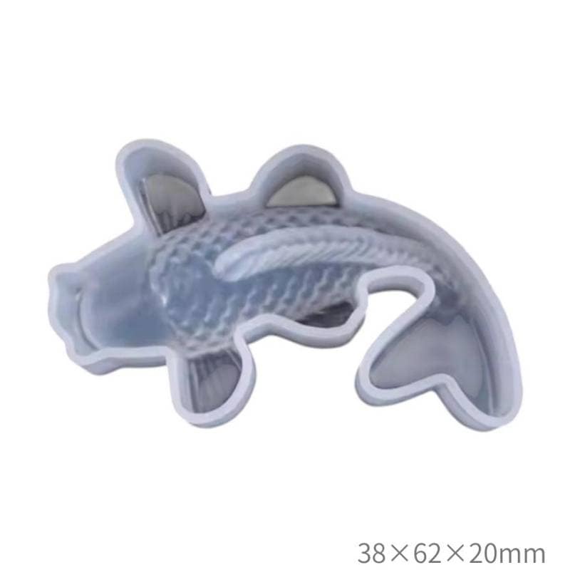 シリコンモールド 鯉 63×38 レジン 型