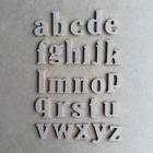 MDF アルファベット mini ( 小文字 ) 2.5mm厚 木製 小さな 木材 文字 チップ イニシャル アルファベットレター 英語 数字 記号 & # 切り抜き DIY 工芸用素材