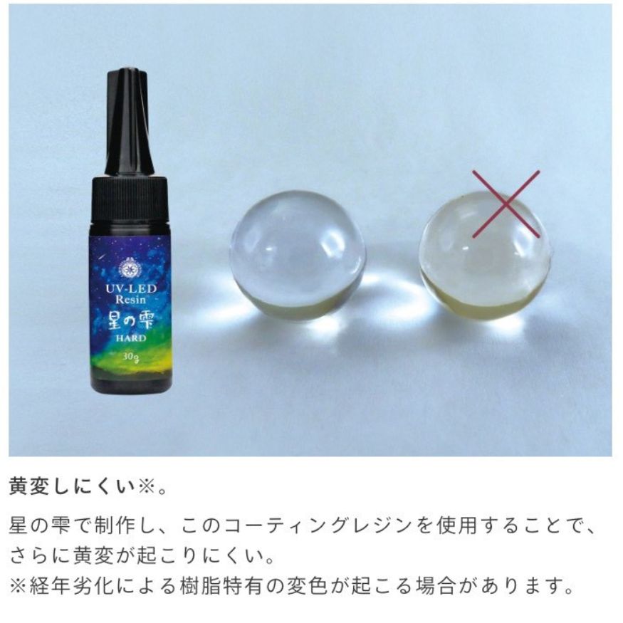 【パジコ】 UV-LED レジン 星の雫 ( グロス ) 10g UVレジン液 レジン PADICO UV-LEDレジン グロスタイプ コーティングレジン UV-LEDコーティングレジン