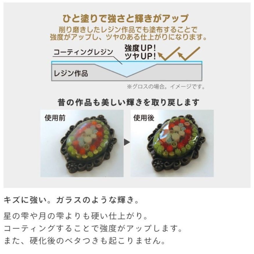 【パジコ】 UV-LED レジン 星の雫 ( グロス ) 10g UVレジン液 レジン PADICO UV-LEDレジン グロスタイプ コーティングレジン UV-LEDコーティングレジン