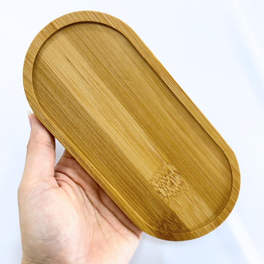 バンブートレー バンブーコースター 木製トレー 木製トレイ 木製コースター バンブートレイ 画材 ベース材 DIY ウエルカムボード 手作りに レジンアート