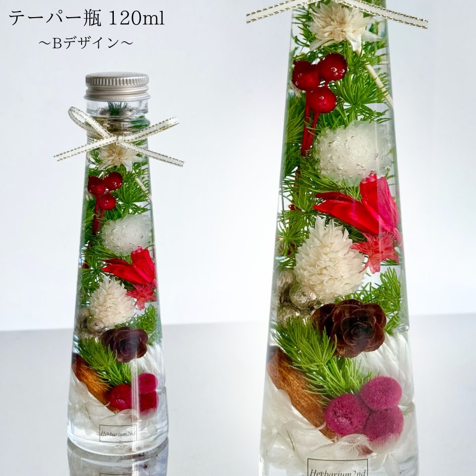 ハーバリウム ＼クリスマス 限定デザイン／ 完成品 ギフト ギフト用 プレゼント 装飾 飾り 子供 衣装  贈り物 おしゃれ かわいい お返し 飾り付け ディスプレイ
