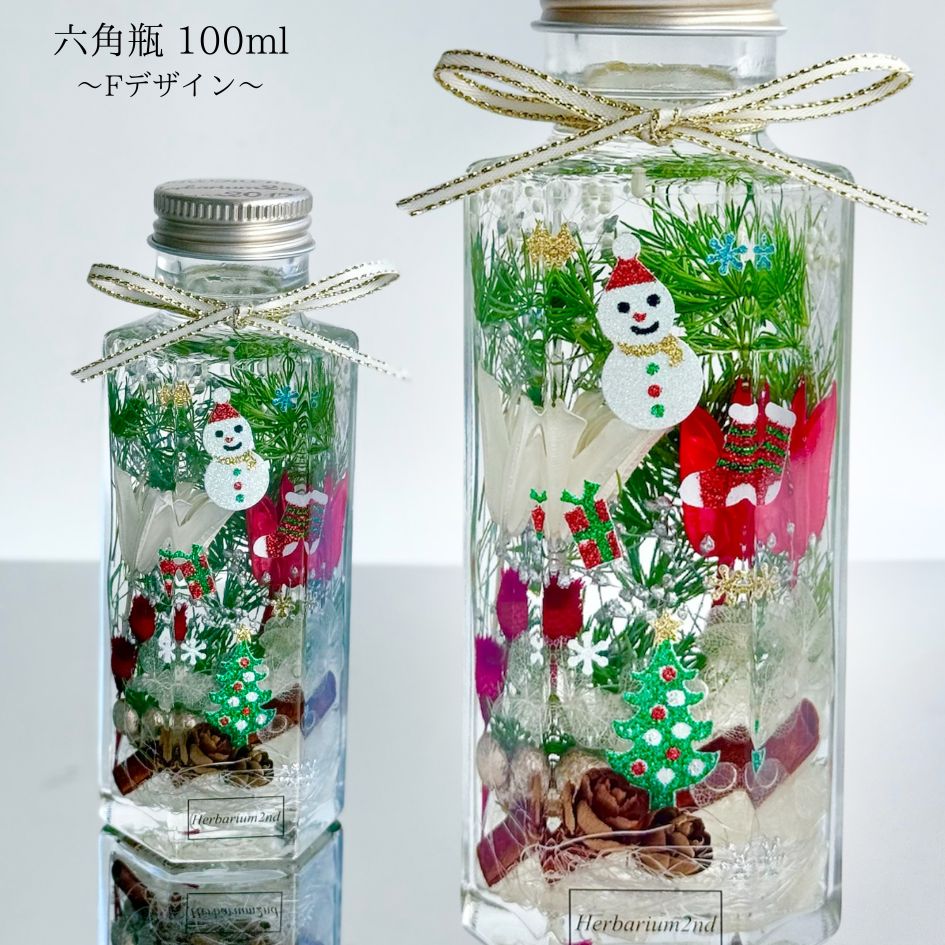 ハーバリウム ＼クリスマス 限定デザイン／ 完成品 ギフト ギフト用 プレゼント 装飾 飾り 子供 衣装  贈り物 おしゃれ かわいい お返し 飾り付け ディスプレイ