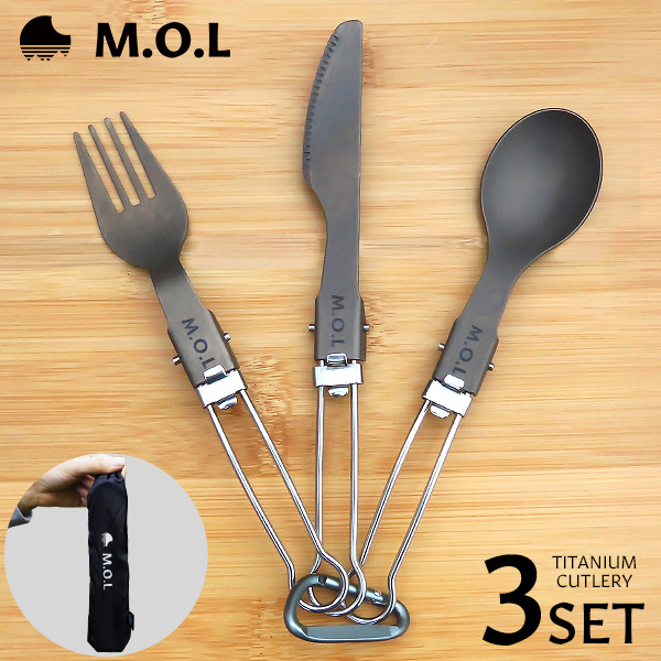 チタンSET マグカップ,スプーンフォーク,スキットル,カラビナ
