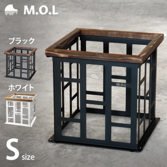 M.O.L ストーブガード S MOL-X401 ブラック/ホワイト (対応機種：トヨトミ RB/ML/RR/RL) M.O.L ストーブガード S MOL-X401 ブラック/ホワイト (対応機種
