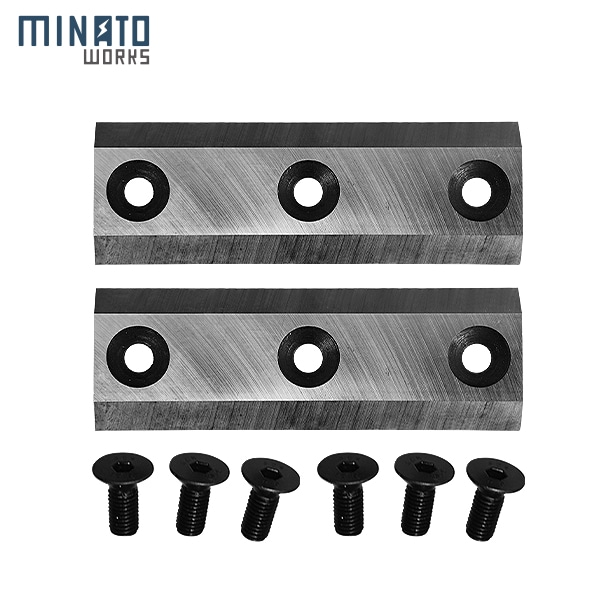 メール便】ミナト エンジン式粉砕機 MGSE-100用 替え刃2枚セット＋