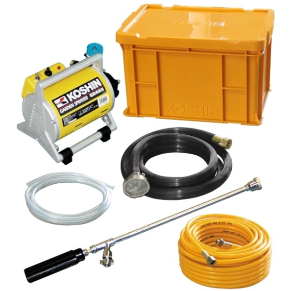 工進 100V電動噴霧器 MS-252C (20mスプレーホース＋鉄砲ノズル付
