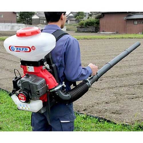 マルナカ 動力散布機 『かるっと背負動散』 MEM3510 (容量10L) ｜ 肥料
