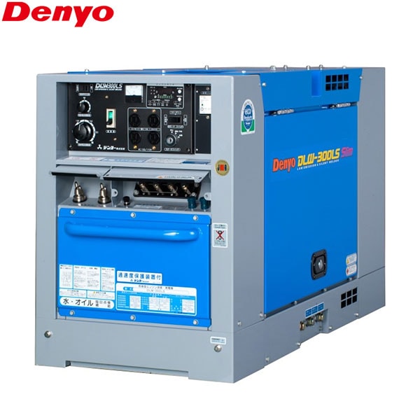 デンヨー 低騒音型 ディーゼルエンジン溶接機 DLW-300LS ｜ 溶接機