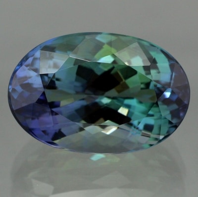 天然バイカラーゾイサイトルース2.05ct 鑑別書付き 天然バイカラーゾイサイトルース2.05ct 鑑別書付き