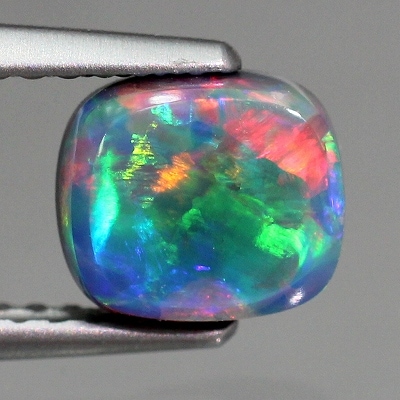 1.25ct天然ブラックオパール【ネオンマルチカラー】